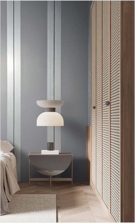 Dot abstract minimalist wallpaper perfect for dining room